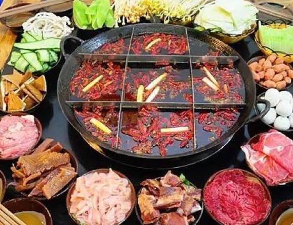 火锅加盟 菜品与火锅